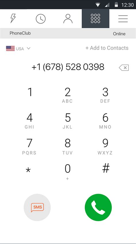Sign up for a PhoneClub.com account in seconds.